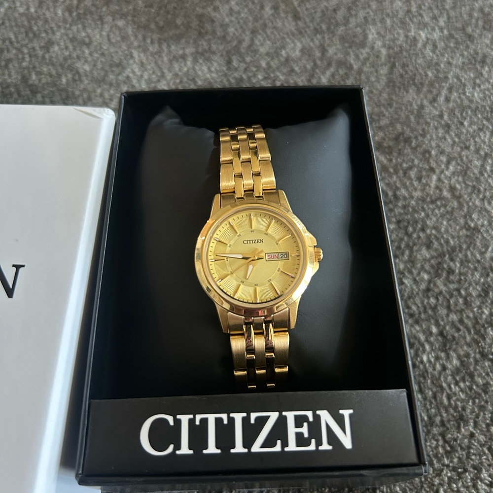 Citizen Quartz Gold-Tone Watch - Picture 2 of 4
